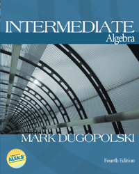 Portada del Texto: Intermedia Algebra 4ta Edición - Dugopolski