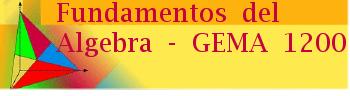 Banner del curso GEMA 1200: Fundamentos del Álgebra